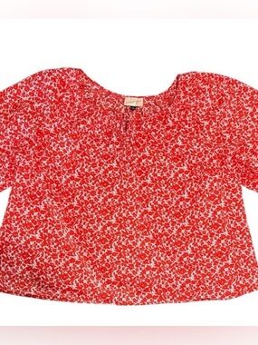 Universal Thread Cotton Peasant Blouse XXL GUC